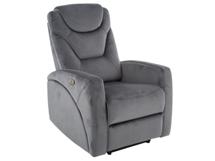 Кресло Signal Кресло Signal KRONOS Velvet Bluvel 14 раскладное (серый) арт. KRONOSVSZ