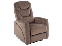 Кресло Signal Кресло Signal KRONOS Velvet Bluvel 38 раскладное (капучино) арт. KRONOSVCA