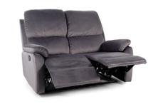 Кресло Signal Диван-реклайнер Signal SPENCER 2 VELVET (серый) арт. SPENCER2VSZ