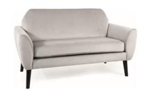 Кресло Signal Диван Signal MENA VELVET (светло-серый/венге) арт. MENAVJSZW