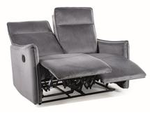 Кресло Signal Диван SIGNAL TRAVIS 2 Velvet Bluvel 14 раскладной (серый) арт. TRAVIS2VSZ