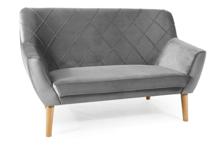 Кресло Signal Диван Signal KIER 2 VELVET (серый/бук) арт. KIER2V14BU