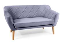 Кресло Signal Диван Signal KARO 2 VELVET (серый/бук) арт. KARO2V14BU