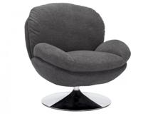 Кресло Signal Кресло SIGNAL BRIGITTE Brego 18 темно-серый/хром арт. BRIGITTEBRCSZ18