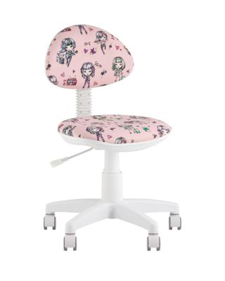 Кресло Stool Group Кресло компьютерное детское УМКА Girls пластик белый арт. УТ000038770