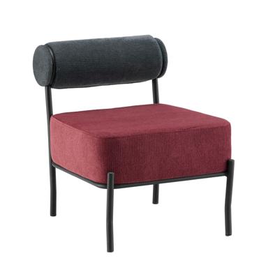 Кресло Stool Group Кресло Ponpoun тёмно-серый бордо арт. УТ000040473