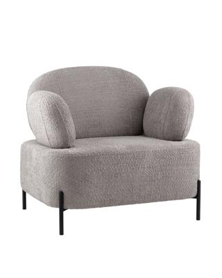 Кресло Stool Group Кресло Кэнди ткань букле светло-серый арт. УТ000040026