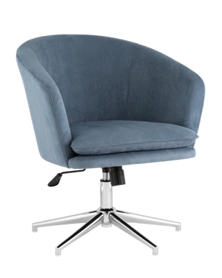 Кресло Stool Group Кресло Харис регулируемое замша синий NC арт. УТ000038901