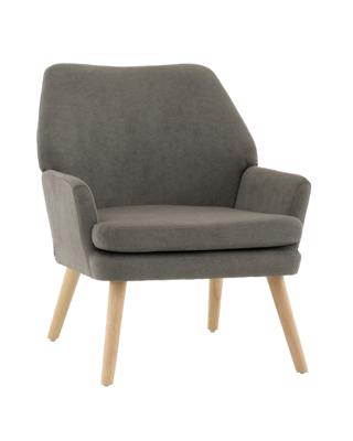 Кресло Stool Group Кресло Харви серый деревянные ножки арт. УТ000040118