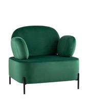 Кресло Stool Group Кресло Кэнди с подлокотниками велюр зелёный арт. УТ000035881