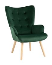 Кресло Stool Group Кресло Хью велюр темно-зеленый арт. УТ000037080