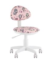 Кресло Stool Group Кресло компьютерное детское УМКА Girls пластик белый арт. УТ000038770