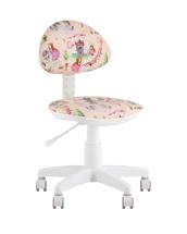 Кресло Stool Group Кресло компьютерное детское УМКА Princesski пластик белый арт. УТ000038772