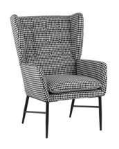 Кресло Stool Group Кресло Мэйден гусиная лапка черно-белый арт. УТ000037092