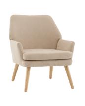 Кресло Stool Group Кресло Харви бежевый деревянные ножки арт. УТ000040119