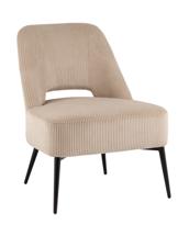 Кресло Stool Group Кресло лаунж Бостон велюр рельефный бежевый арт. УТ000039984