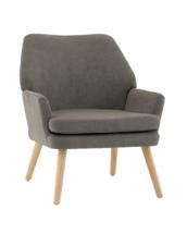 Кресло Stool Group Кресло Харви серый деревянные ножки арт. УТ000040118