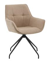 Кресло Stool Group Кресло вращающееся Кимберли рогожка/замша бежевый арт. УТ000041751