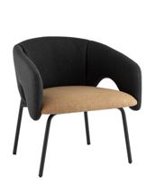 Кресло Stool Group Кресло лаунж Afrida рогожка тёмно-синий горчичный арт. УТ000042091