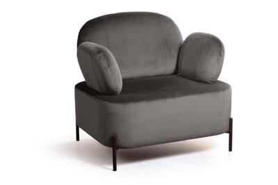 Кресло Top concept Кресло Dandy, бархат антрацит 14 арт. 18465