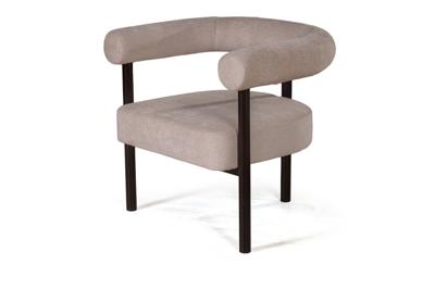 Кресло Top concept Кресло Biggi, шенилл Puffy beige / опоры черные арт. 23471