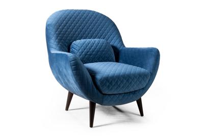 Кресло Top concept Кресло Гамбург велюр синий арт. 10482