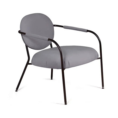 Кресло Top concept Лаунж кресло Эго, велюр серый арт. 24576