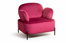 Кресло Top concept Кресло Dandy, бархат красный 16 арт. 14285
