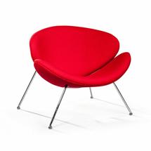 Кресло Top concept Лаунж кресло Slice, шерсть красный арт. 2000000000817