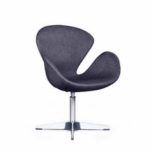 Кресло Top concept Лаунж кресло Swan, рогожка антрацит арт. 2000000000930