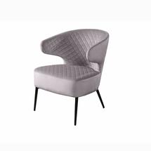 Кресло Top concept Кресло Richard ромб, бархат светло-серый 26 арт. 12370