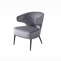 Кресло Top concept Кресло Richard ромб, бархат серый 27 арт. 12371