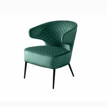 Кресло Top concept Кресло Richard ромб, бархат зелёный 19 арт. 12372