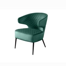 Кресло Top concept Кресло Richard ромб, бархат зелёный 19 арт. 78095