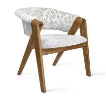 Кресло Top concept Кресло Lars, дуб натуральный, ткань, серый арт. 20862