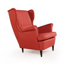 Кресло Top concept Кресло Redford, рогожка красный арт. 352
