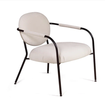 Кресло Top concept Лаунж кресло EGO, велюр белый арт. 24587