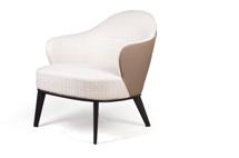 Кресло Top concept Лаунж кресло Лесли рогожка комби бежевый арт. 2001000001361