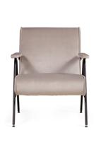 Кресло Top concept Кресло Энди с мягкими подлокотниками, бархат пепельно-бежевый 25 арт. 23636