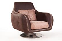 Кресло Top concept Неаполь кресло на хромированной опоре, замша арт. 12448