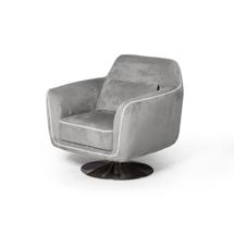 Кресло Top concept Кресло Марко, искусственная замша Breeze silver арт. 11944