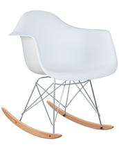 Кресло-качалка DOBRIN Кресло-качалка DOBRIN DAW ROCK, цвет белый арт. LMZL-PP620A