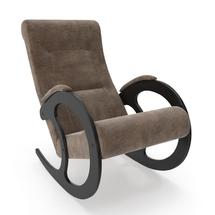 Кресло-качалка ЭкоДизайн Кресло-качалка 3, обивка Verona Brown, каркас венге арт. ZN-161029