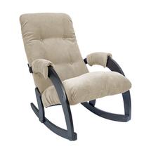 Кресло-качалка ЭкоДизайн Кресло-качалка 67, обивка Verona Vanilla, каркас венге арт. ZN-161032
