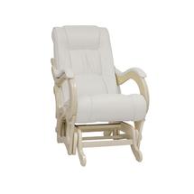 Кресло-качалка ЭкоДизайн Кресло-глайдер 78, обивка Mango 002, каркас дуб шампань арт. ZN-160896