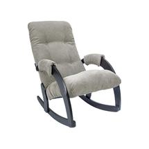 Кресло-качалка ЭкоДизайн Кресло-качалка 67, обивка Verona Light Grey, каркас венге арт. ZN-160951