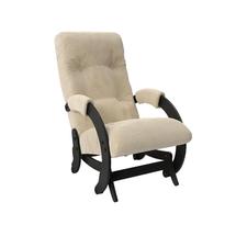 Кресло-качалка ЭкоДизайн Кресло-глайдер 68, обивка Verona Vanilla, каркас венге арт. ZN-160956
