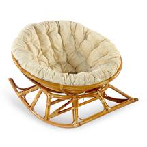 Кресло-качалка ЭкоДизайн Кресло-качалка PAPASAN 23/03 К (подушка рогожка) арт. ZN-161060