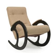 Кресло-качалка ЭкоДизайн Кресло-качалка 3, обивка Malta 03, каркас венге арт. ZN-161099