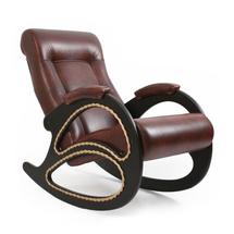 Кресло-качалка ЭкоДизайн Кресло-качалка 4, обивка Antik crocodile, каркас венге арт. ZN-161134